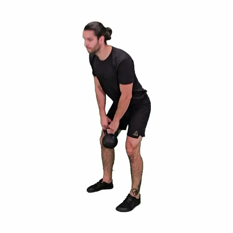 Übung Kreuzheben mit Kettlebell